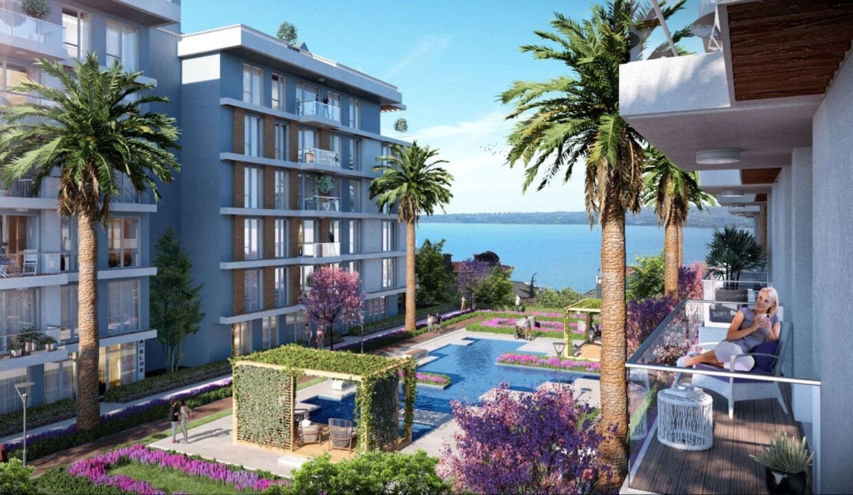 مشروع كاسابلو اسطنبول casablu istanbul عقارات في بيوك شكمجه مطلة على بحر مرمرة