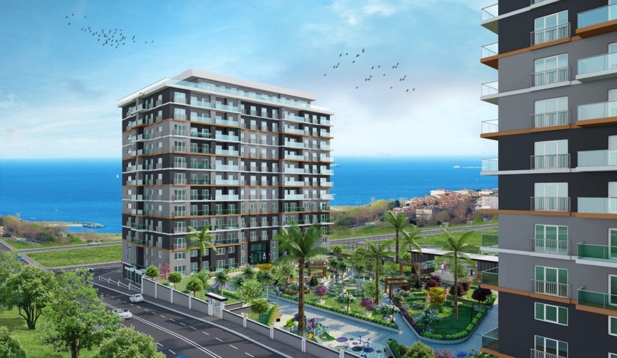 شقة للبيع بإطلالة بحرية في بيوك شكمجه مشروع سيا بالم 212 Sea Palm