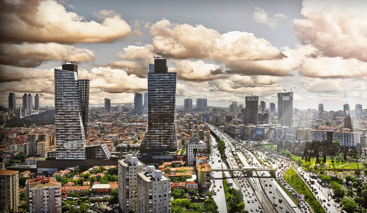 شقق للبيع قريبة من جامعات إسطنبول مشروع نورول تور Nurol Tower