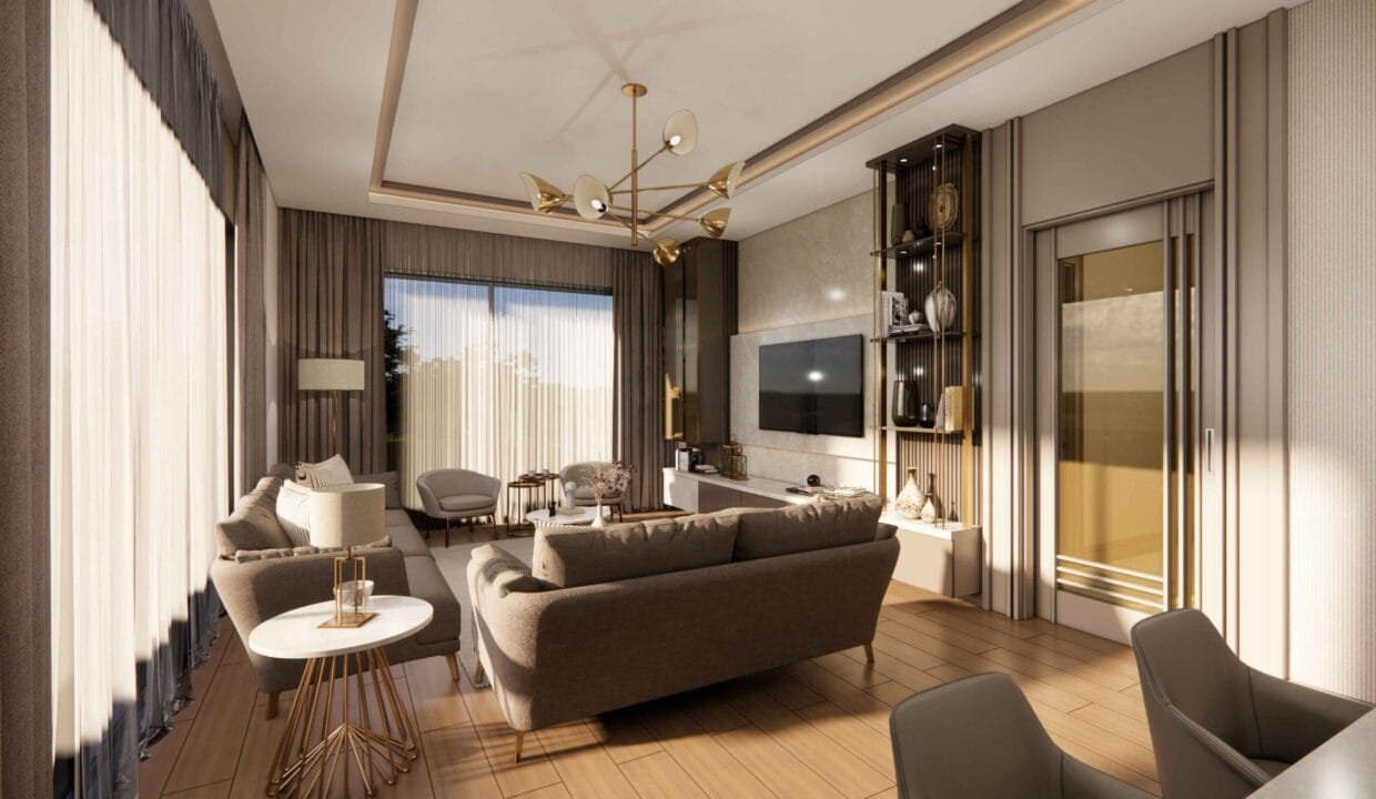 فلل على بحيرة بيوك شكمجه مشروع سيا بالم - Sea Palm Villalari