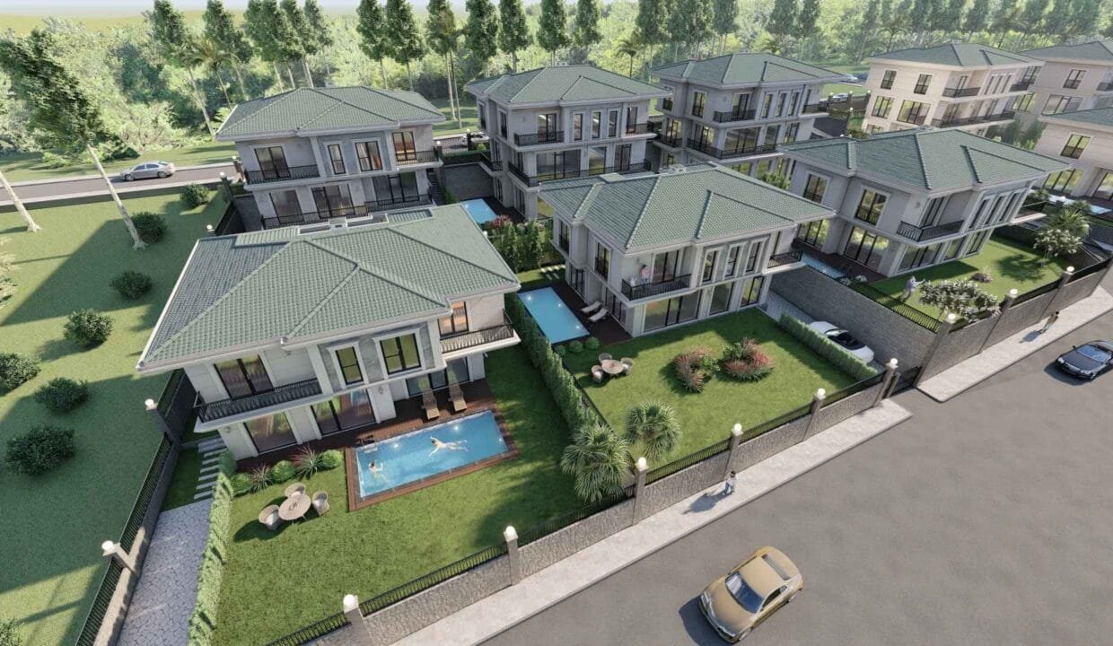 فلل على بحيرة بيوك شكمجه مشروع سيا بالم - Sea Palm Villalari