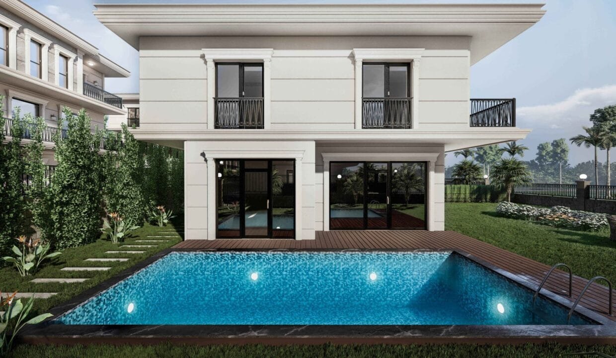 فلل على بحيرة بيوك شكمجه مشروع سيا بالم - Sea Palm Villalari