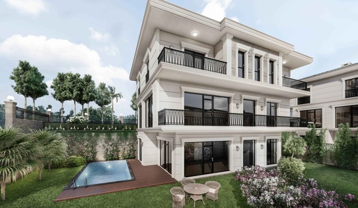 فلل على بحيرة بيوك شكمجه مشروع سيا بالم - Sea Palm Villalari