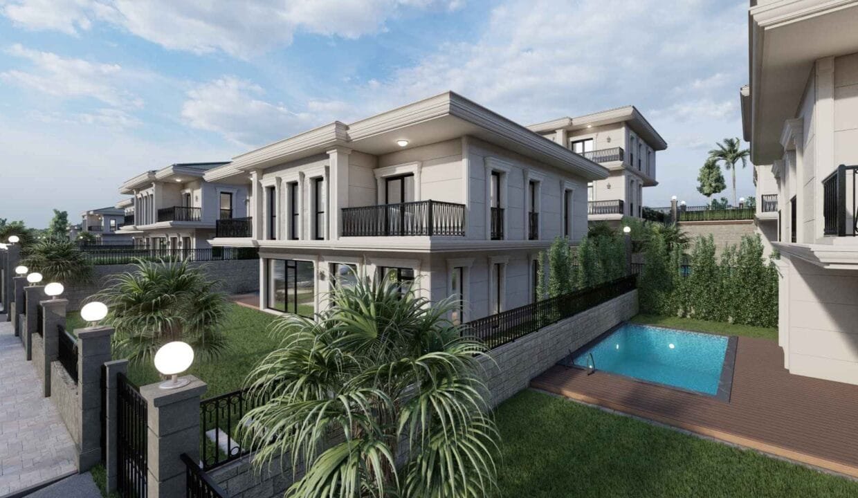فلل على بحيرة بيوك شكمجه مشروع سيا بالم - Sea Palm Villalari