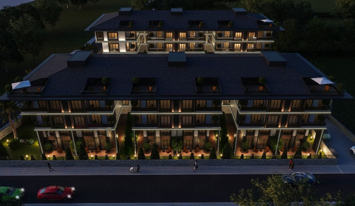 مشروع فيلات مارمارينا في بيليك دوزو مشروع مارمارينا فيلا Marmarin Villas