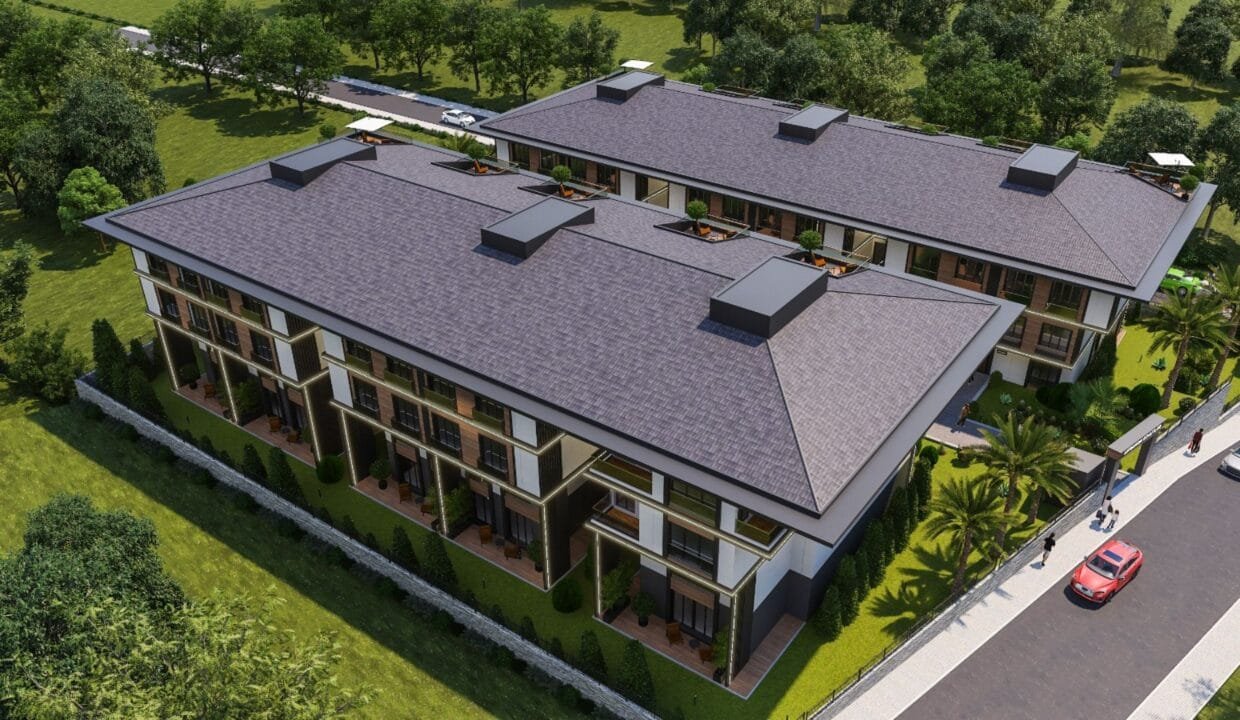 مشروع فيلات مارمارينا في بيليك دوزو مشروع مارمارينا فيلا Marmarin Villas