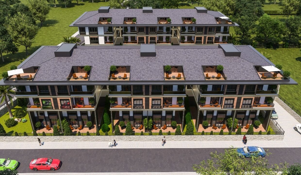 رمشروع فيلات مارمارينا في بيليك دوزو مشروع مارمارينا فيلا Marmarin Villas