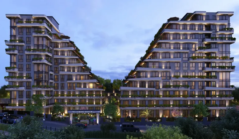 اجمل مجمع سكني في اسكودار مشروع الموند غراند Almond Garden