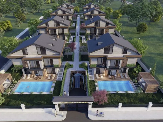 مشروع الفلل الرائعة في بيليك دوزو مشروع واندرفول فيلا Wonderful Villaları