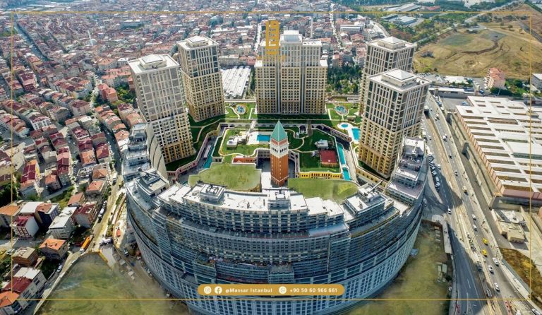 مكاتب تجارية بالتقسيط للبيع في غازي باشا مشروع فينسيا مال بلوك Venezia Mall Blok K-H مشروع فيسنيا مول