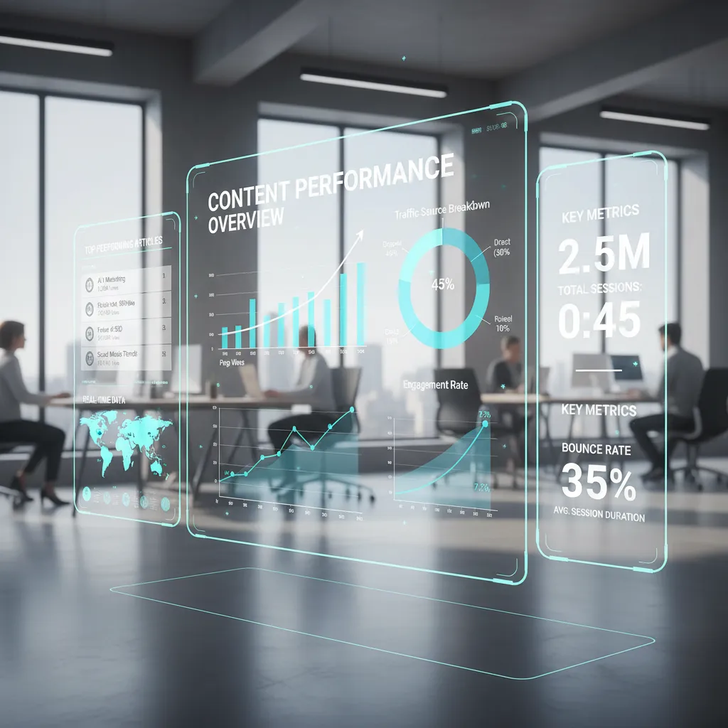 content analytics dashboard