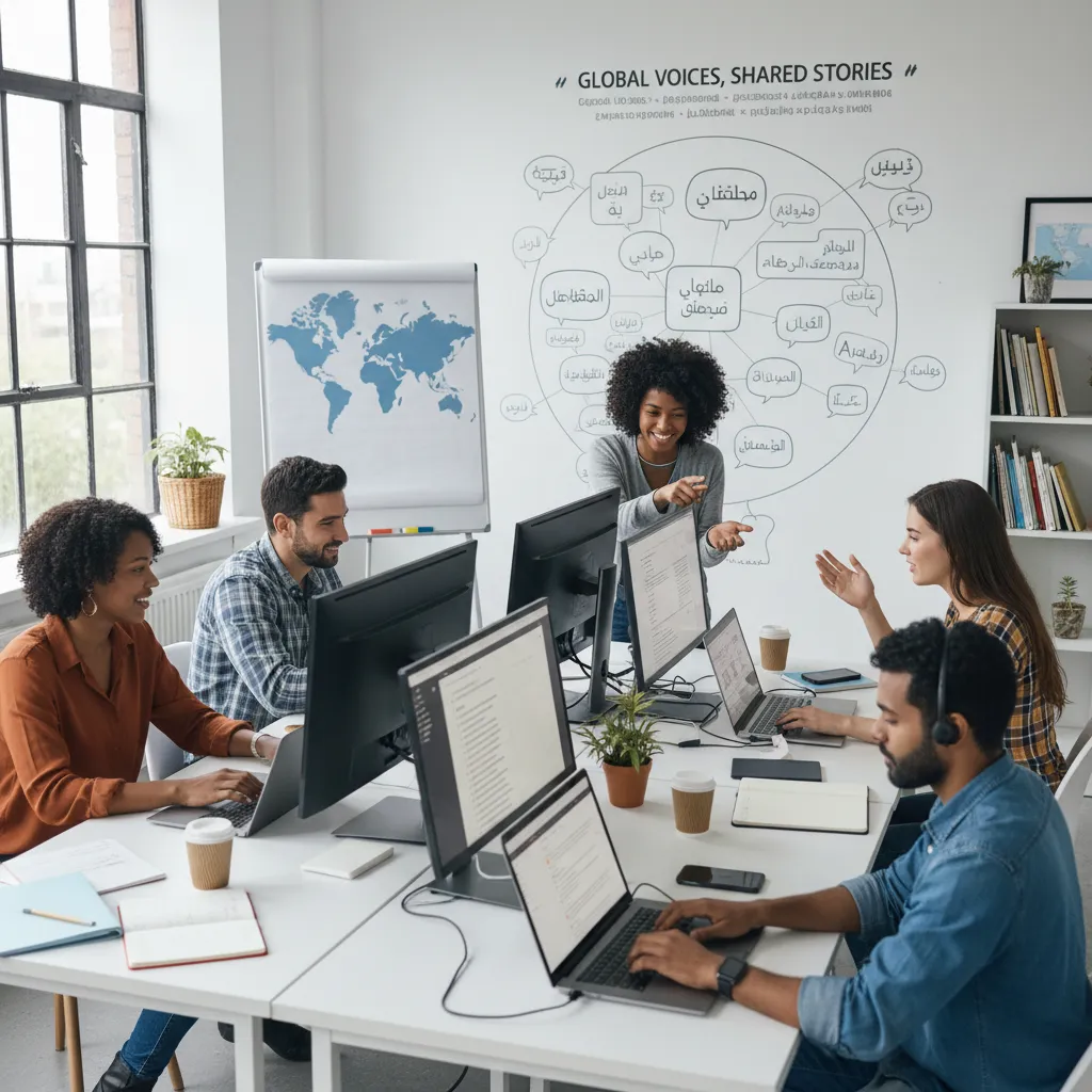 multilingual content writing team