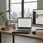 professional content writing laptop