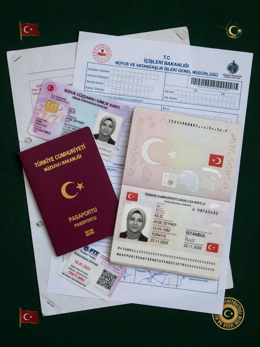 turkish passport documents