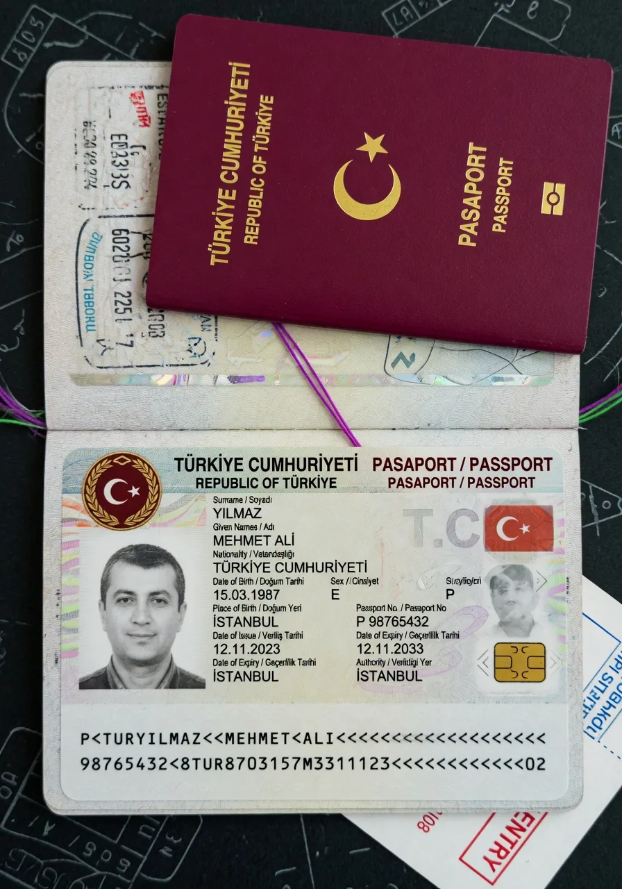 turkish passport travel document