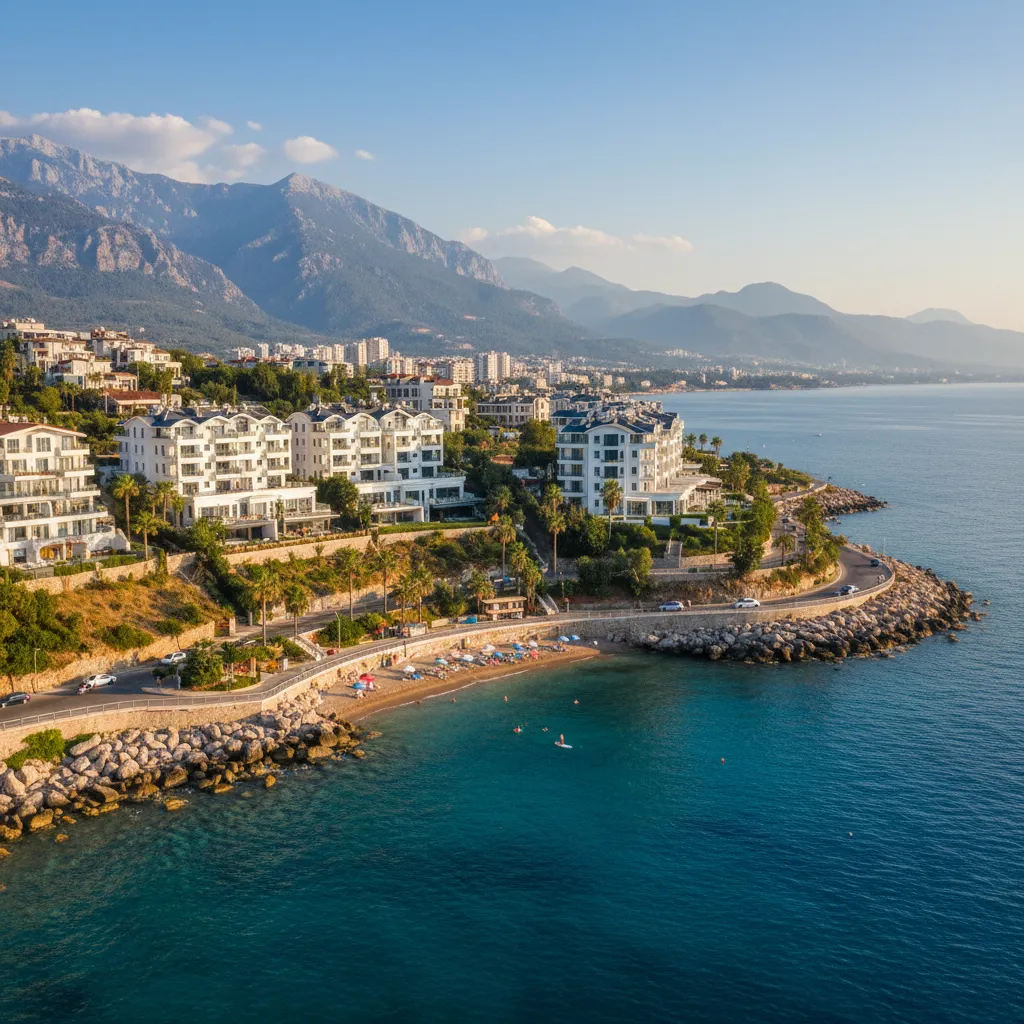 antalya mediterranean apartments coastline