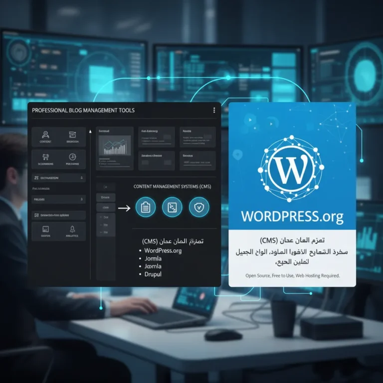 أدوات إدارة المدونة الاحترافية