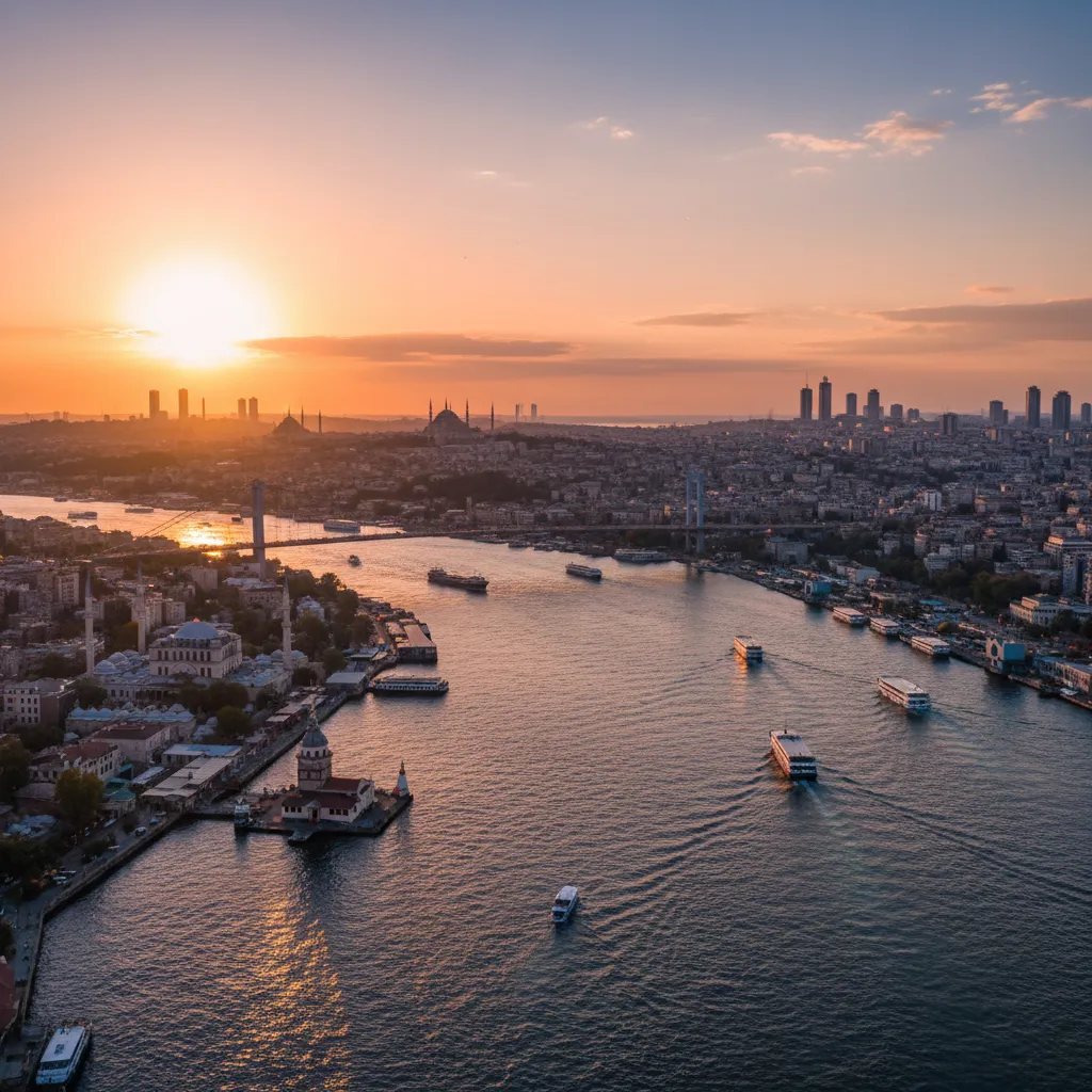 istanbul bosphorus skyline