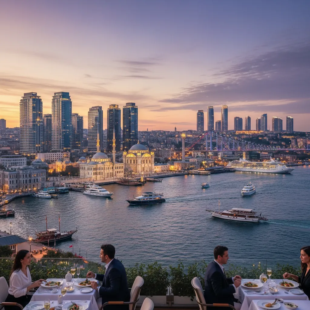istanbul bosphorus skyline luxury