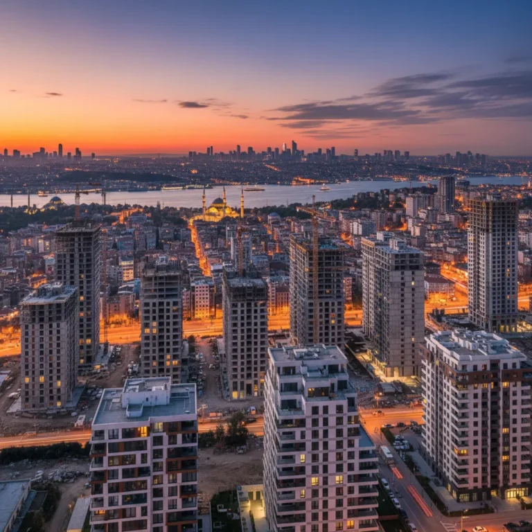 istanbul construction apartments skyline