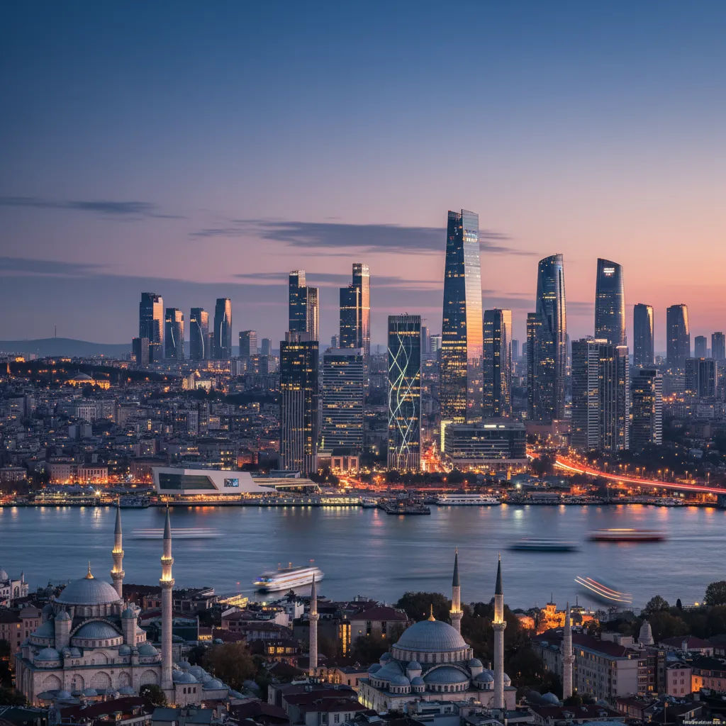 istanbul modern buildings skyline