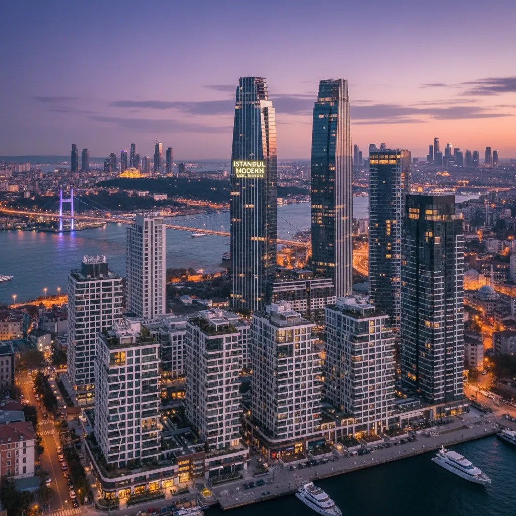 istanbul modern skyline real estate