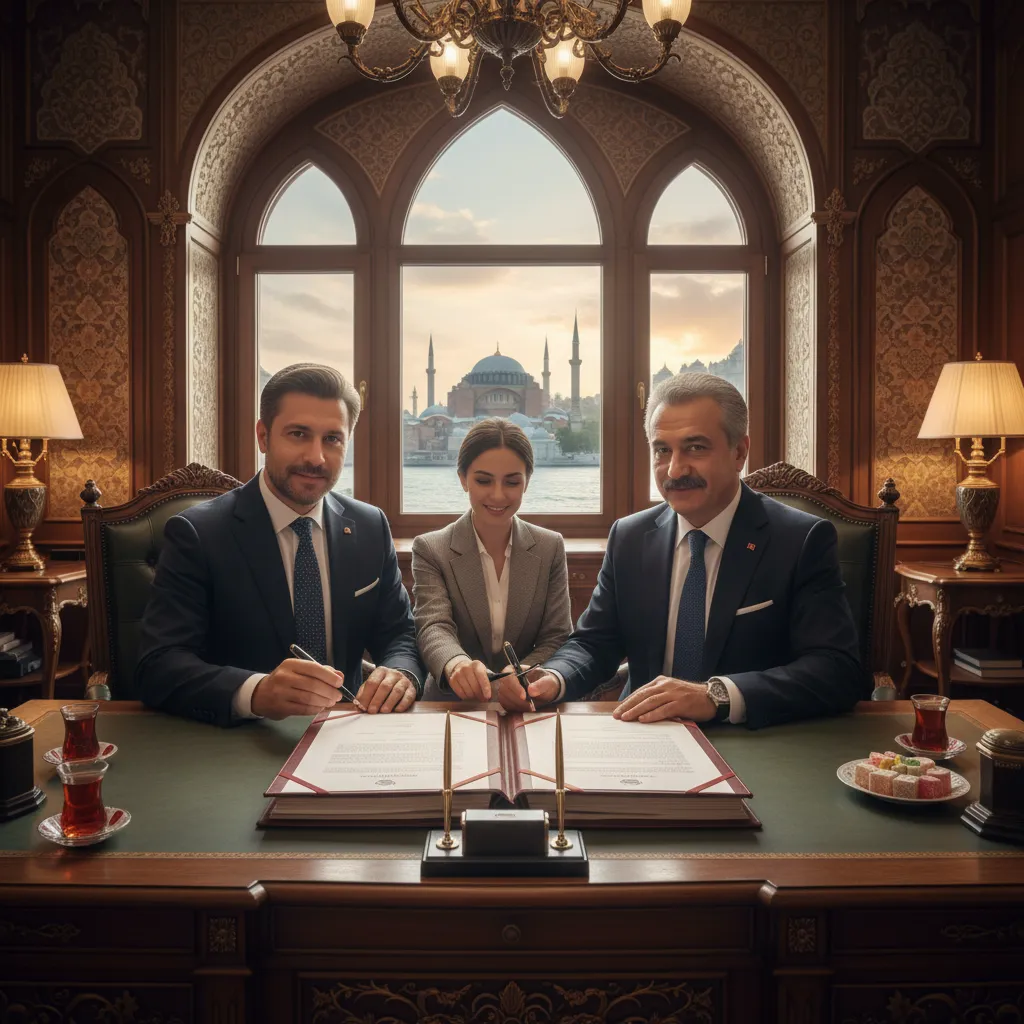 istanbul real estate contract signing documents