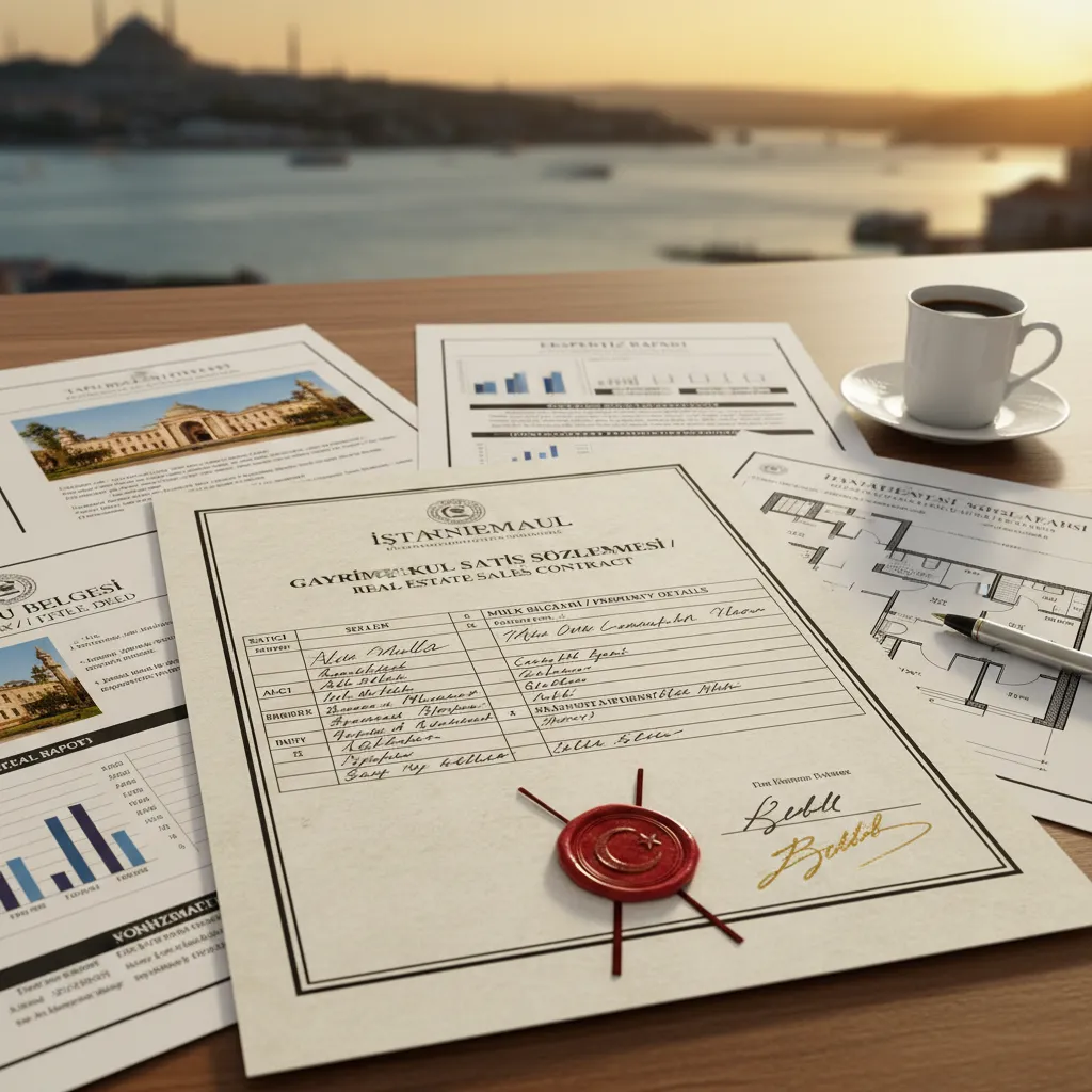 istanbul real estate documents contract