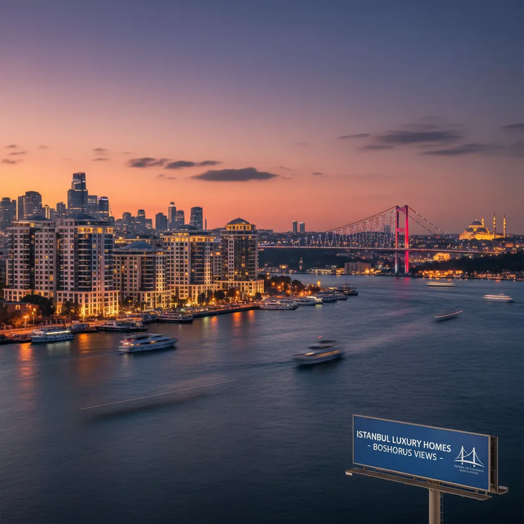 istanbul real estate skyline bosphorus
