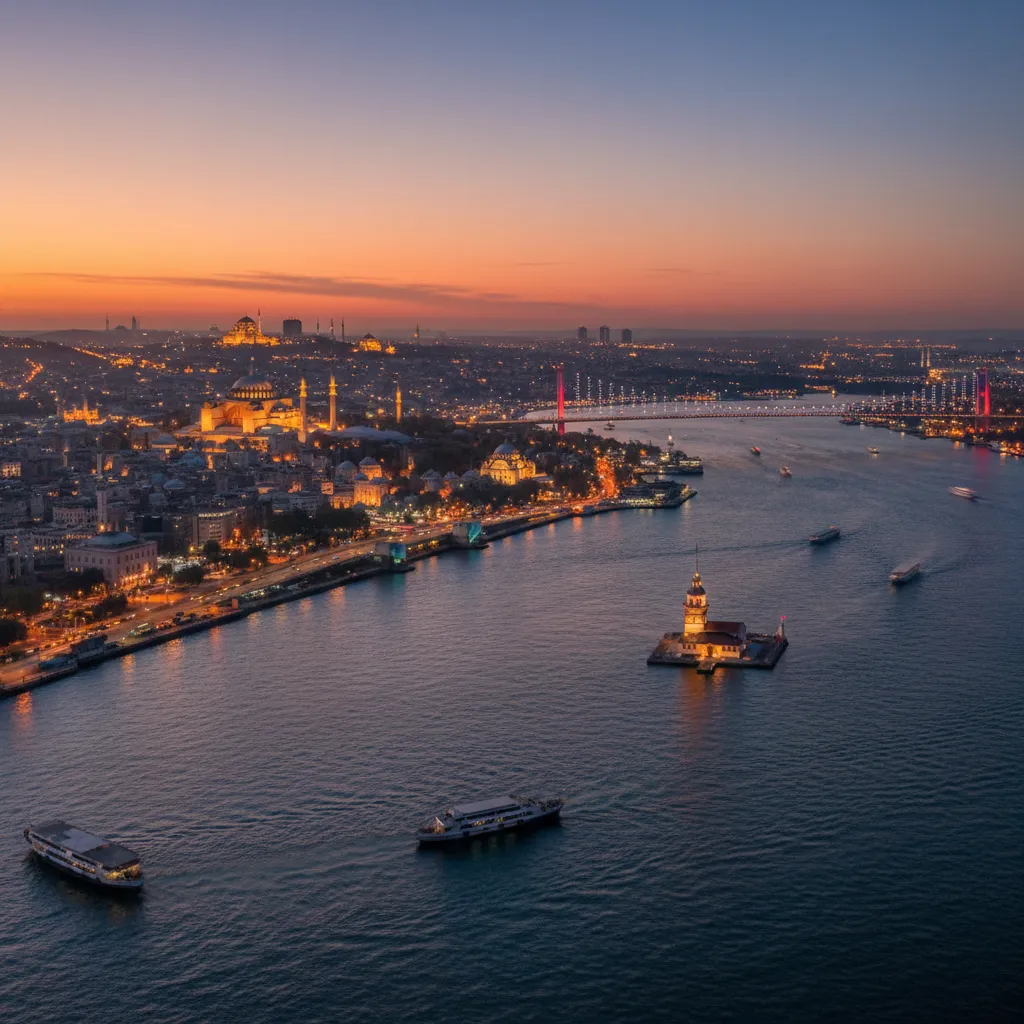 istanbul skyline bosphorus