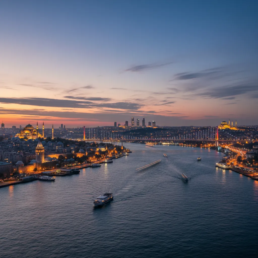 istanbul skyline bosphorus