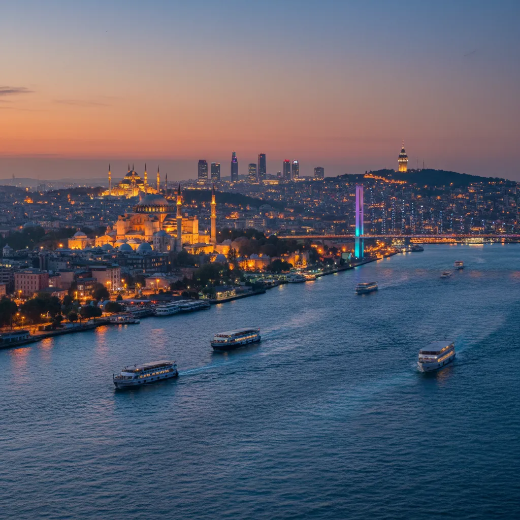 istanbul skyline bosphorus