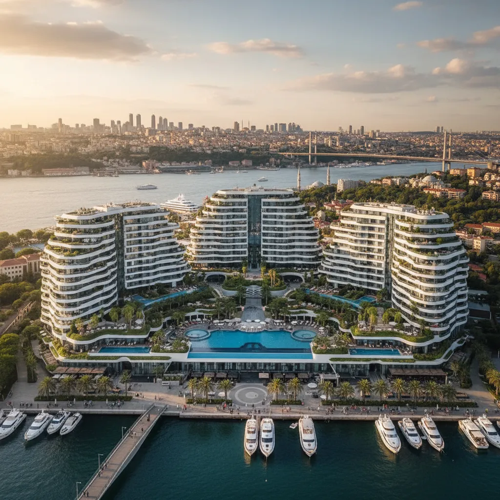 luxury istanbul apartment complex