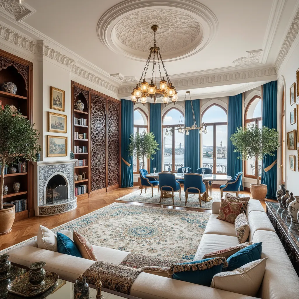 luxury turkish apartment interior
