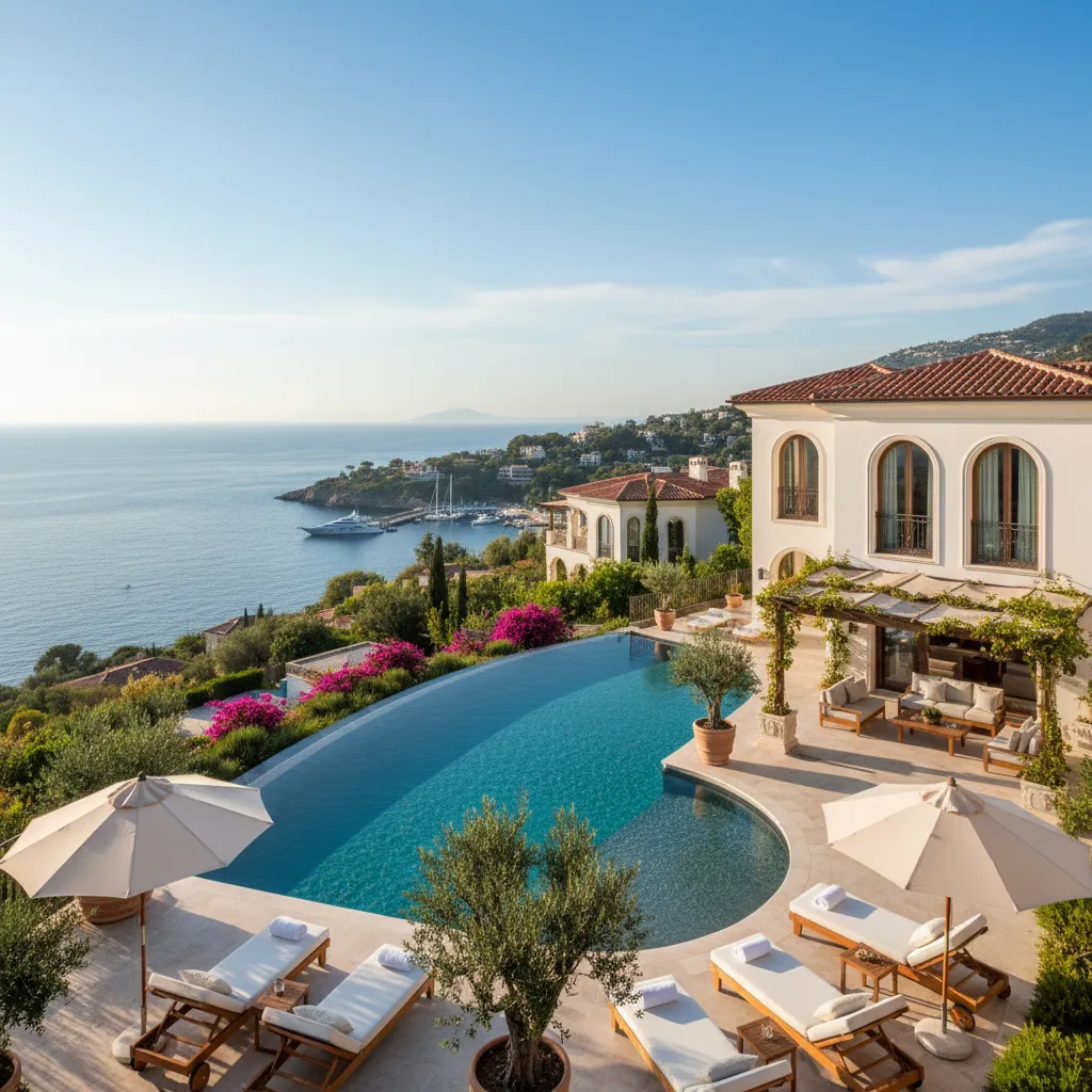 luxury turkish villa pool mediterranean