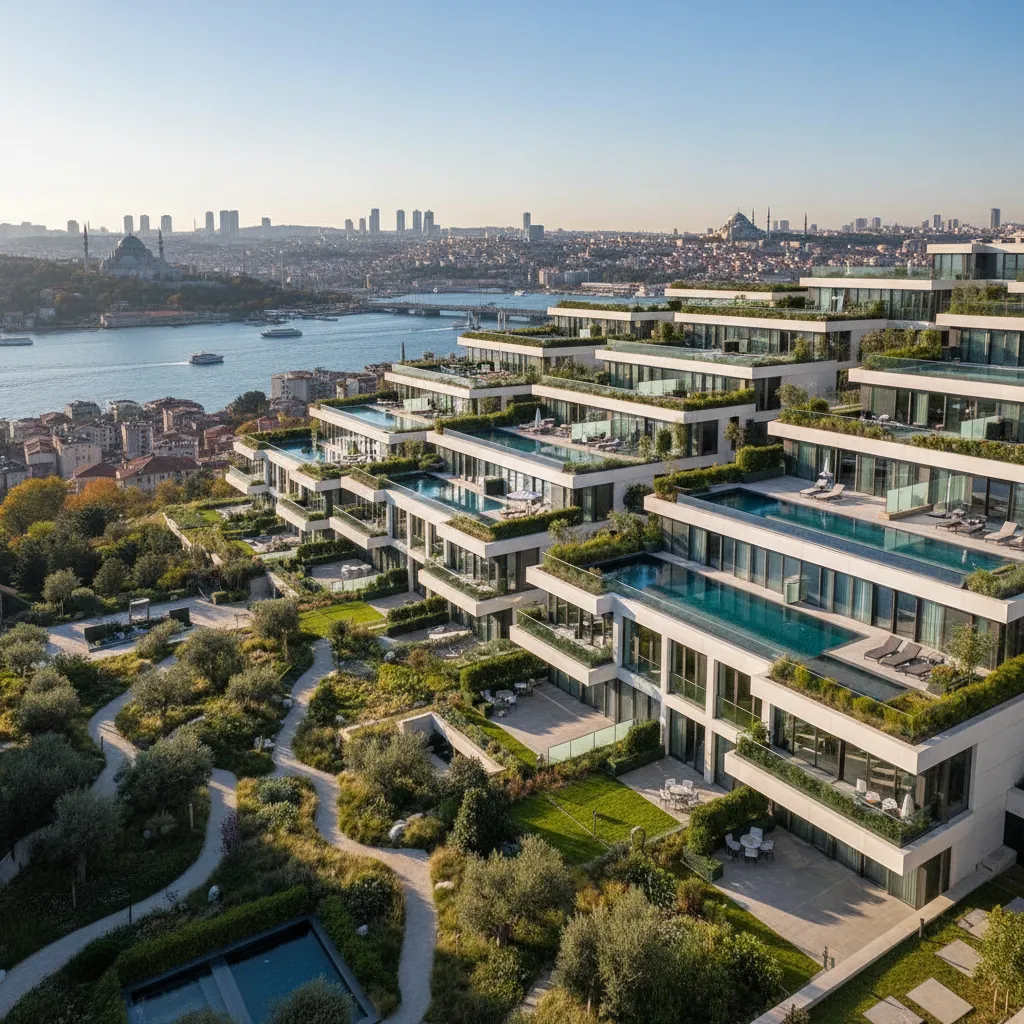 modern istanbul apartment complex