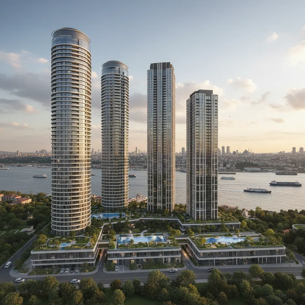 modern istanbul residential towers