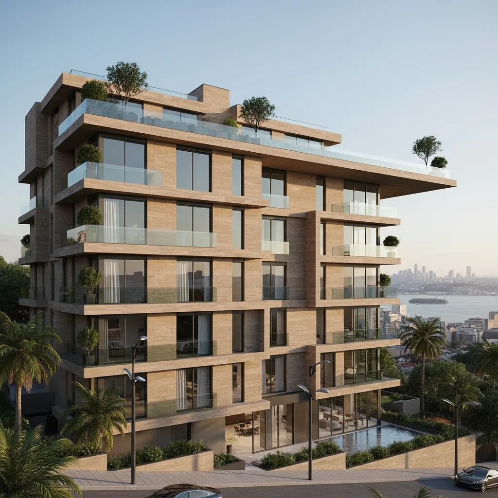 modern turkish apartment building