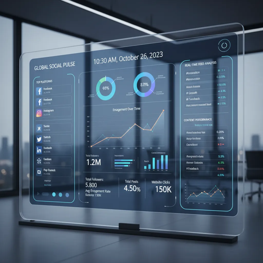 social media analytics dashboard