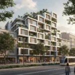 turkish apartment building modern
