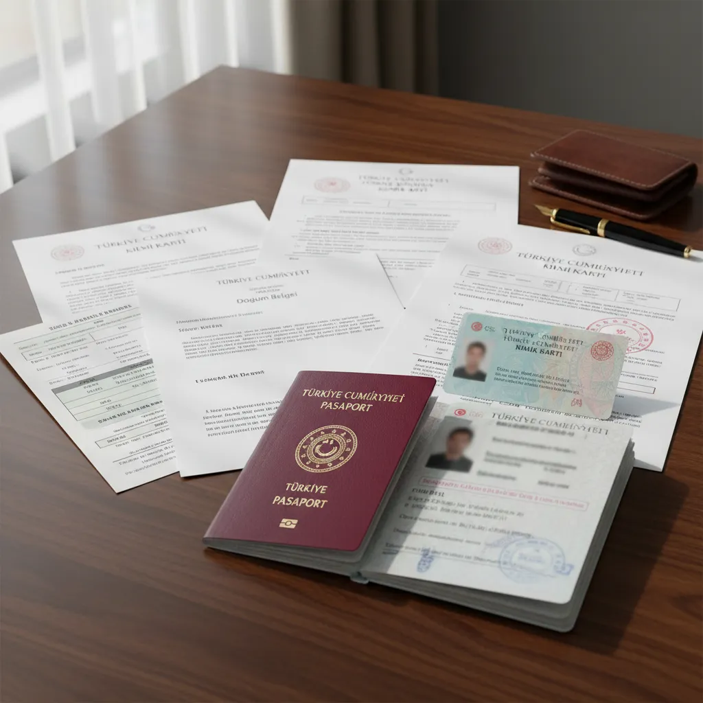 turkish citizenship passport documents