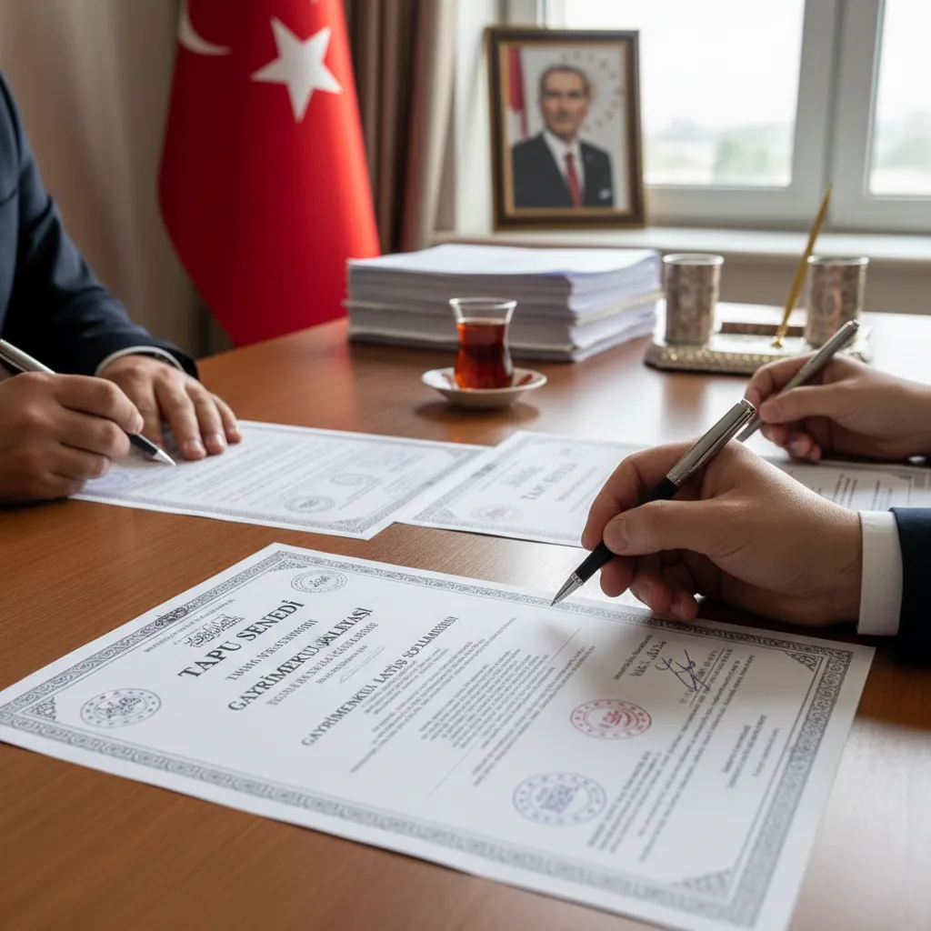 turkish property documents legal signing