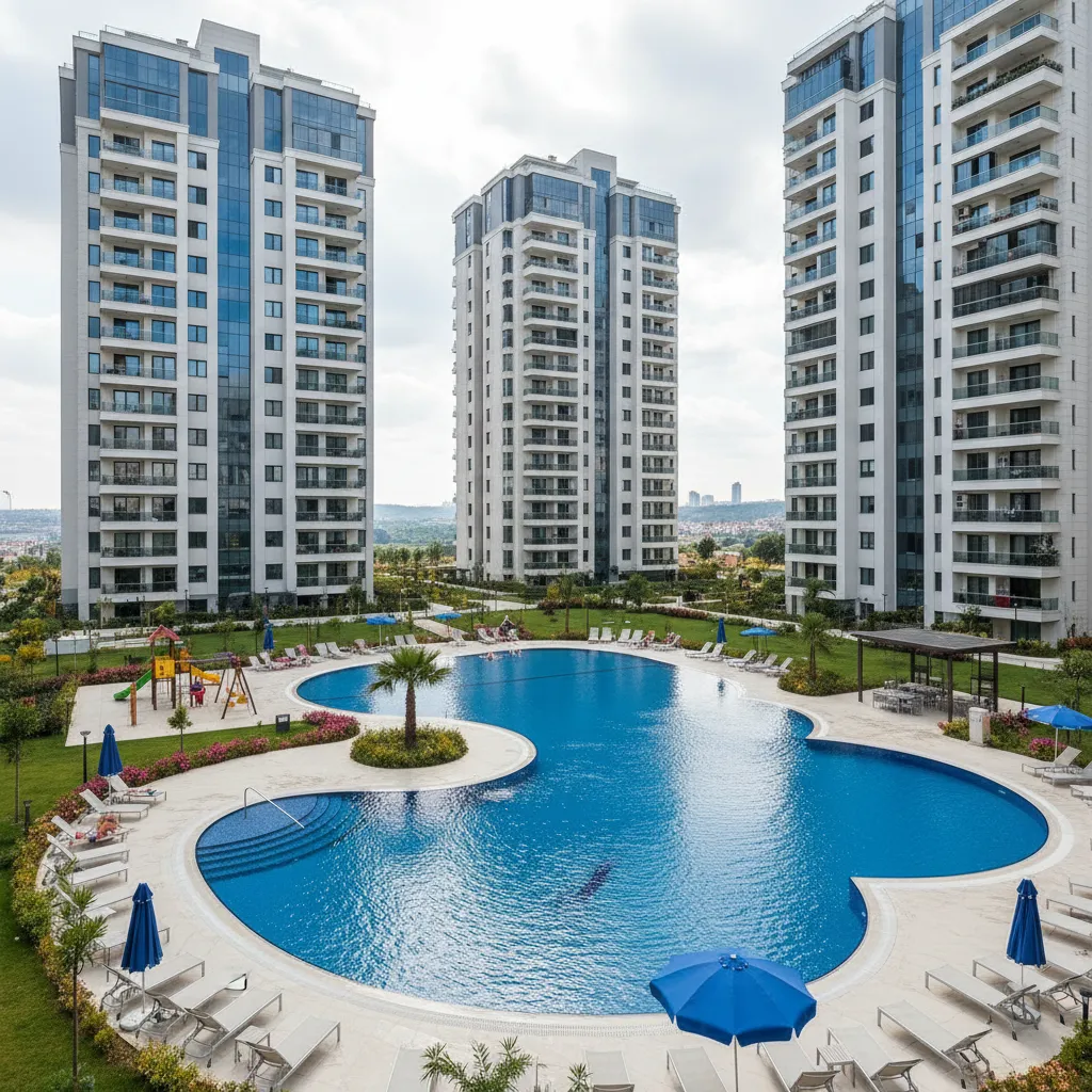 basaksehir residential complex pool
