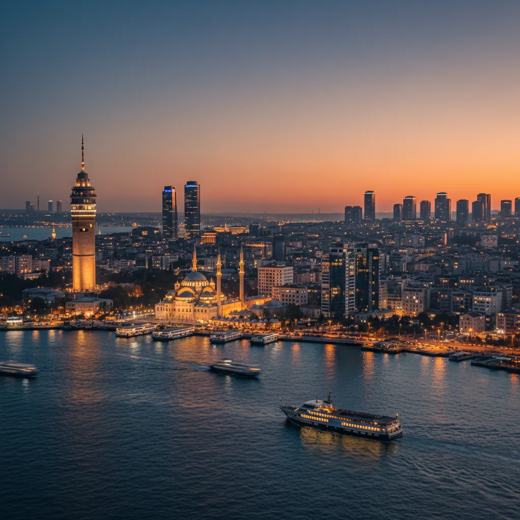 istanbul asian side skyline