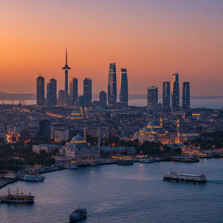 istanbul asian side skyline
