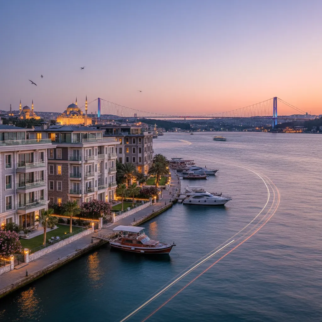 istanbul bosphorus apartments waterfront