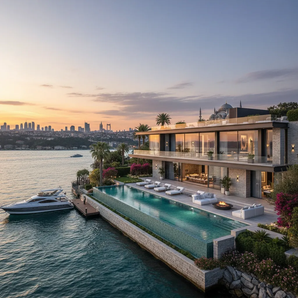istanbul bosphorus luxury villa