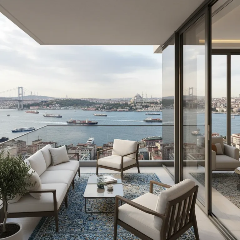 istanbul bosphorus sea view apartment