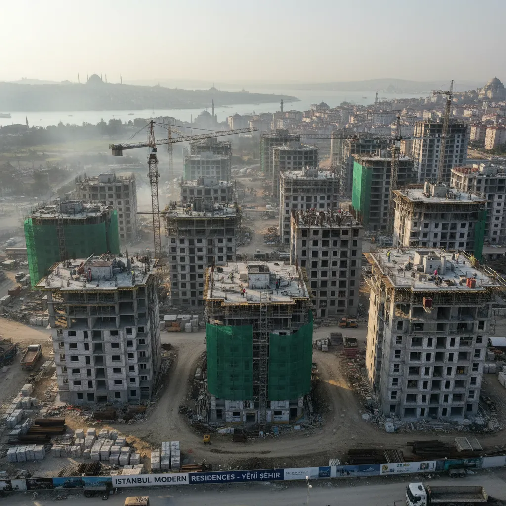istanbul construction apartment buildings