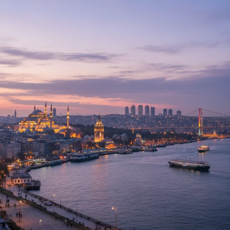istanbul european side skyline